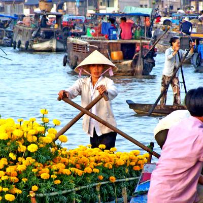Mercato Gelleggiante Can Tho Vietnam